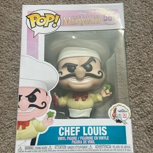 Disney the Little Mermaid Chef Louis Funko Pop